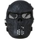 Kombat UK Skull Mesh Mask (BK), The KombatUK Skull Mesh Mask combines striking style with practical protection for airsoft and tactical gameplay